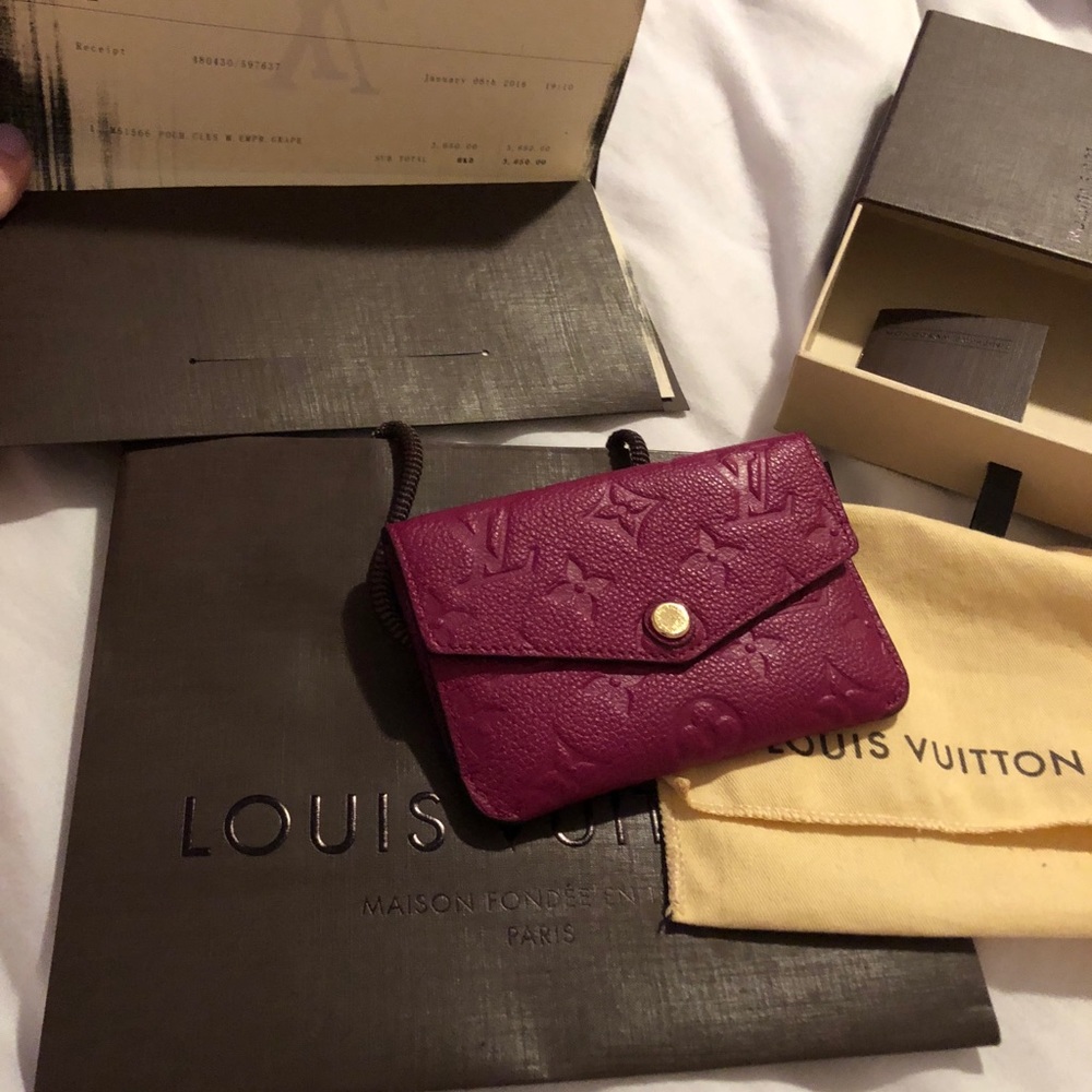 GUC LV grape empreinte cles